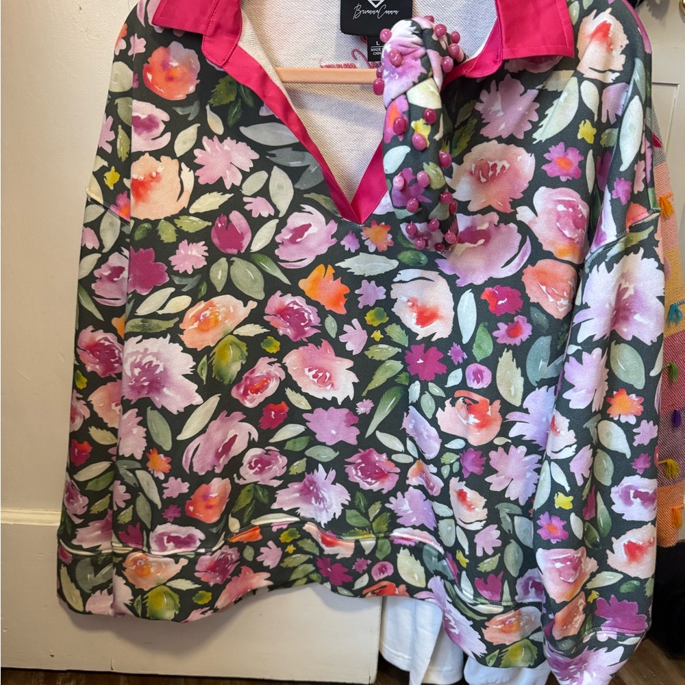 Brianna Cannon - Mossy Floral Sweatshirt + Headband